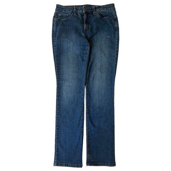 Charter Club Lexington Straight Jeans Size 8 - Picture 1 of 7